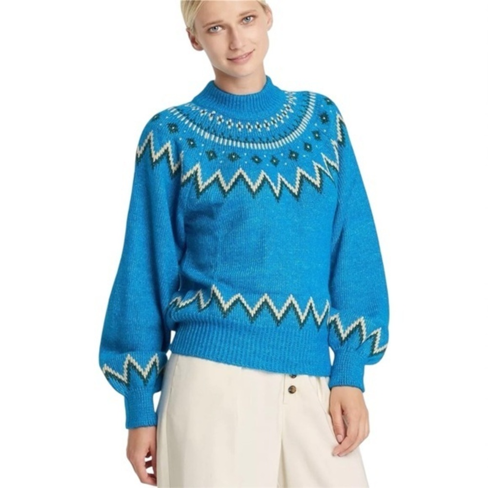 Who What Wear Fair Aisle Sweater - Picture 1 of 8